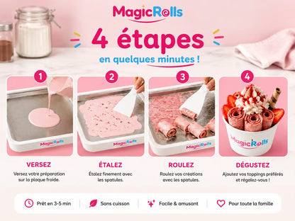 MagicRolls™ – Le Kit pour Glaces Roulées Maison MagicRolls