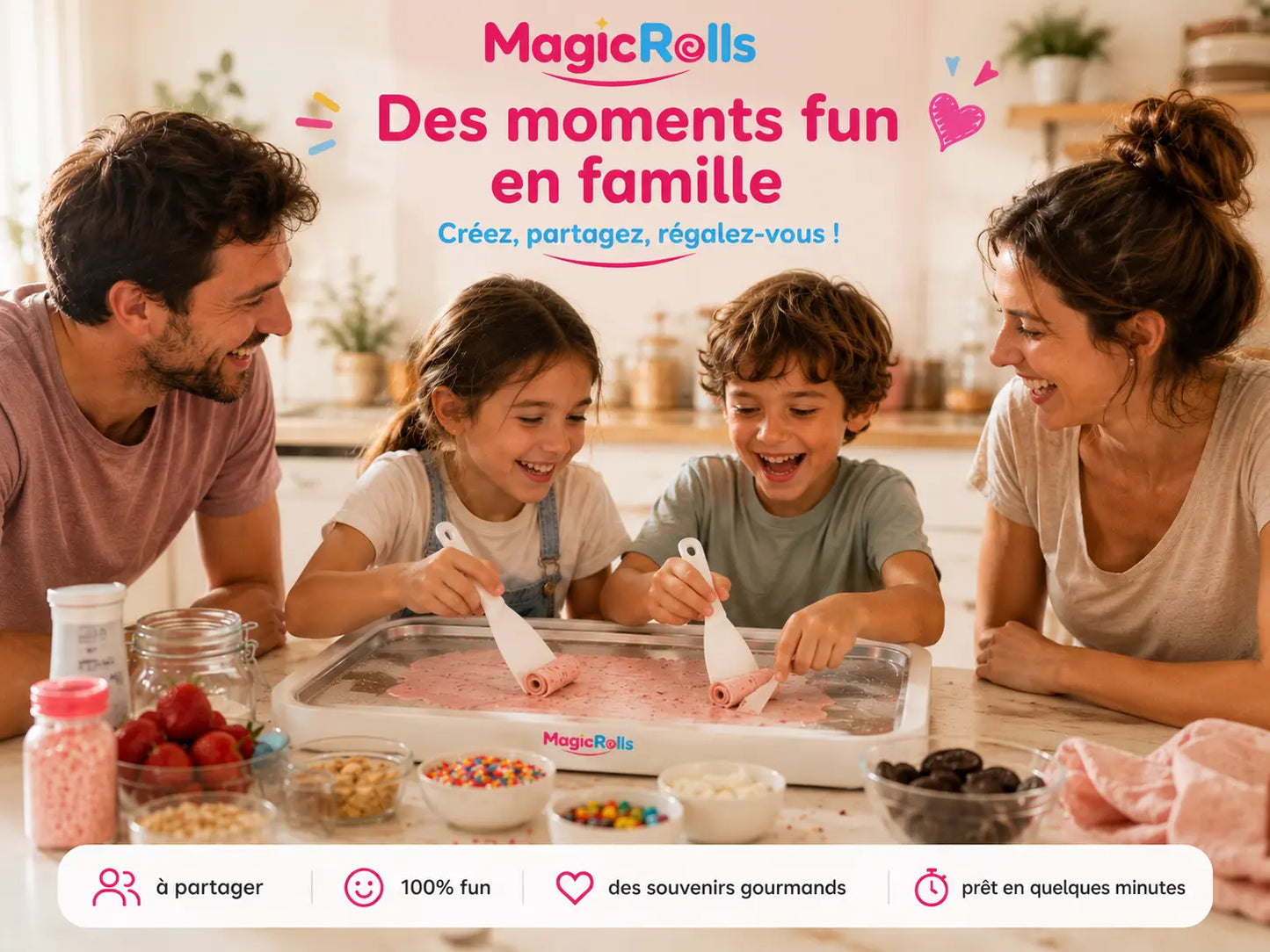 MagicRolls™ – Le Kit pour Glaces Roulées Maison MagicRolls