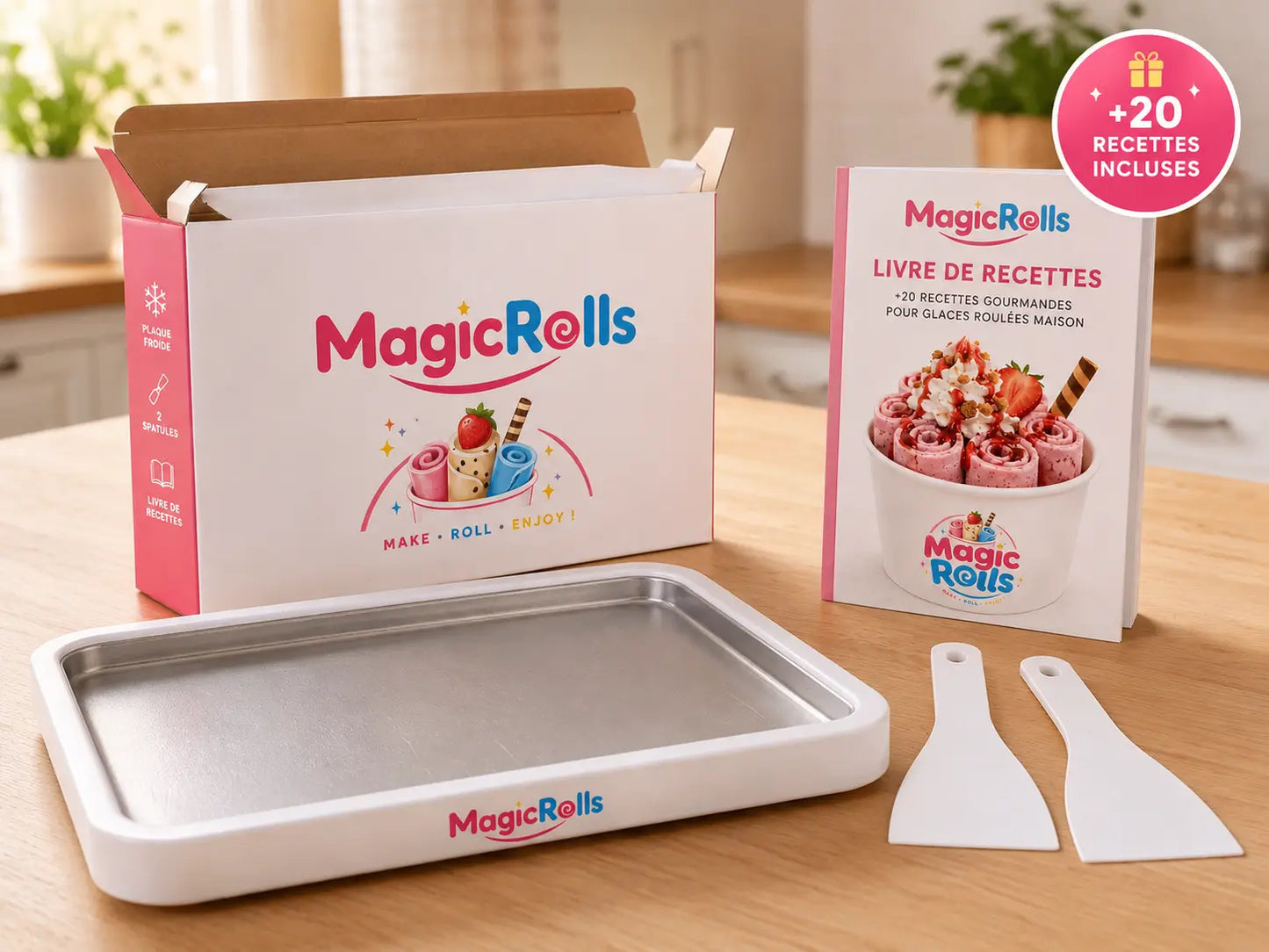 MagicRolls™ – Le Kit pour Glaces Roulées Maison MagicRolls